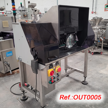 OPTREL MODEL PW-60 POWDER VIAL INSPECTION MACHINE WITH TWO MAGNIFYING GLASSES