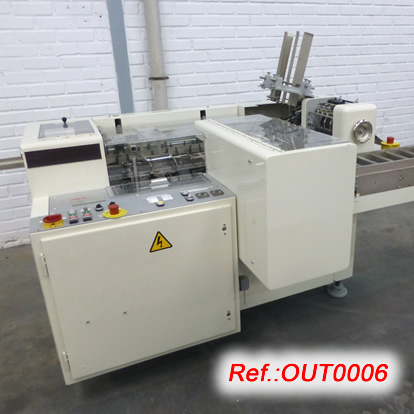 HOFLIGER + KARG  BOSCH CARTONETA PACKAGING MACHINE WITH LEAFTLET FOLDING UNIT AND ONE FORMAT AS IN STOCKMACHINE IN GOOD CONDITION
