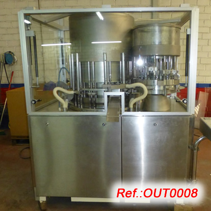 ZANASI Z-5000-R1 HARD GELATIN CAPSULE FILLING AND CLOSING MACHINE WITH FORMATS Ns 0, 1, 2 AND 3