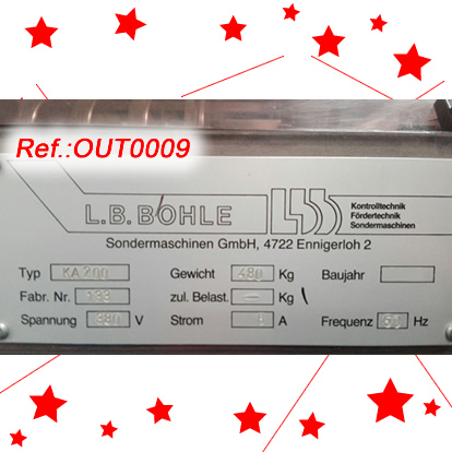 CALIBRADORA - CLASSIFICADORA DE DRAGEES BHLE KA-200