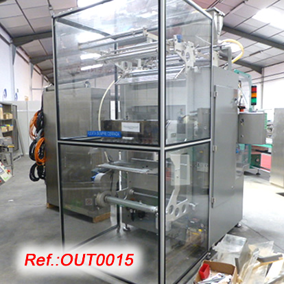 MARCHESINI MTP-10 TEN TRACK VOLUMETRIC SACHET FILLING AND SEALING MACHINE WITH VOLUMETRIC FILLING HEAD