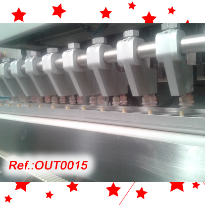 MARCHESINI MTP-10 TEN TRACK VOLUMETRIC SACHET FILLING AND SEALING MACHINE WITH VOLUMETRIC FILLING HEAD