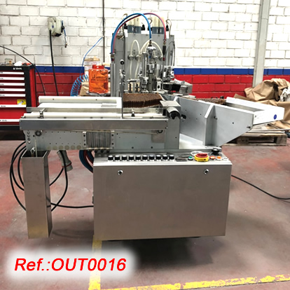 OMPLIDORA TANCADORA DAMPOLLES BASCH + STRBEL AFV-4005 AMB UN FORMAT DAMPOLLES DE 2ml