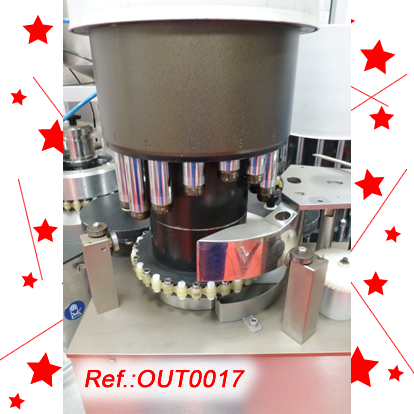 MG2 FUTURA CAPSULE FILLING AND CLOSING MACHINE FOR PELLETS WITH TWO FORMATS WITH ITS SET OF ASPIRATORS