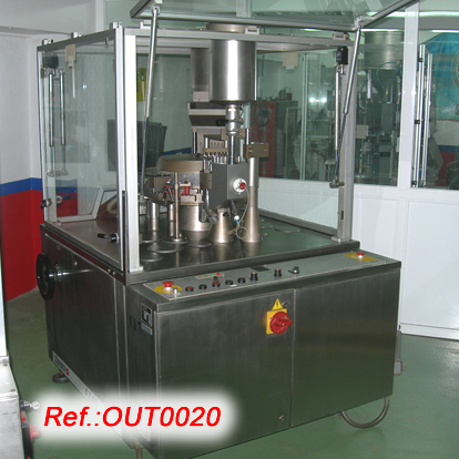 OMPLIDORA - TANCADORA DE CPSULES IMA - ZANASI AZ-40 PER A PELLETS AMB FORMATS DE CPSULA N.0, 1, 2 i 3