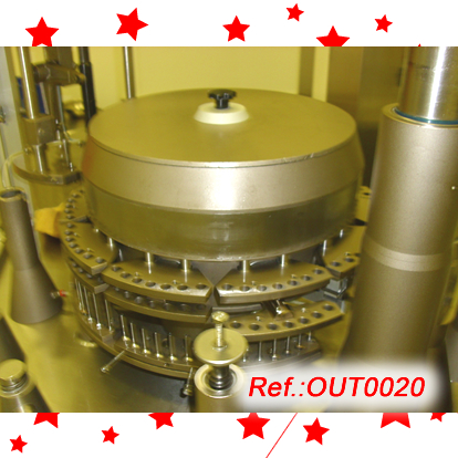 OMPLIDORA - TANCADORA DE CPSULES IMA - ZANASI AZ-40 PER A PELLETS AMB FORMATS DE CPSULA N.0, 1, 2 i 3