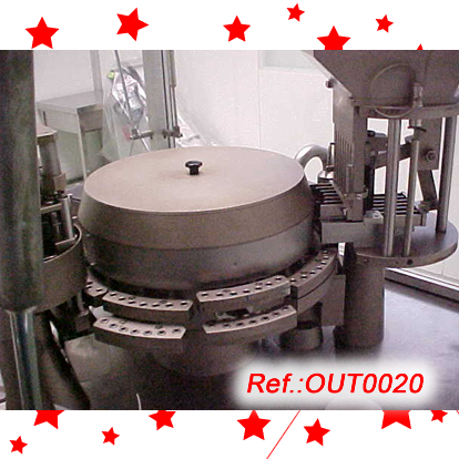 OMPLIDORA - TANCADORA DE CPSULES IMA - ZANASI AZ-40 PER A PELLETS AMB FORMATS DE CPSULA N.0, 1, 2 i 3