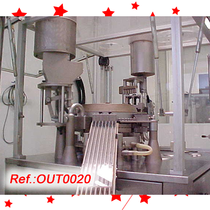 OMPLIDORA - TANCADORA DE CPSULES IMA - ZANASI AZ-40 PER A PELLETS AMB FORMATS DE CPSULA N.0, 1, 2 i 3