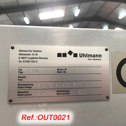 ESTOTJDORA UHLMANN MODEL C-150 DENCAST AMB PLEGADOR DE PROSPECTES, LOTEJADOR I EL FORMAT DEL QUE DISPOSA EN AQUESTS MOMENTS