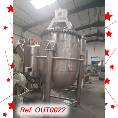 REACTOR DE CREMES GIUISTY DE 2000 LITRES APROX.