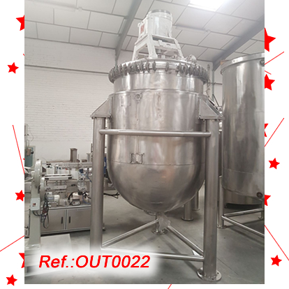 REACTOR DE CREMES GIUISTY DE 2000 LITRES APROX.
