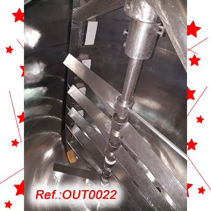 REACTOR DE CREMES GIUISTY DE 2000 LITRES APROX.