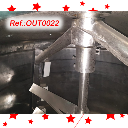 REACTOR DE CREMES GIUISTY DE 2000 LITRES APROX.