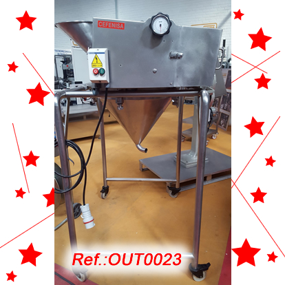 TAMISADORA CENTRFUGA DACER INOXIDABLE BHLE MODEL PFG-600-EX