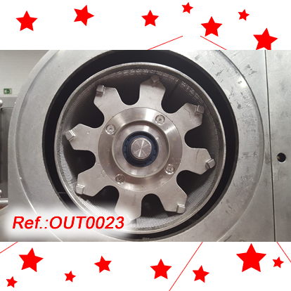 TAMISADORA CENTRFUGA DACER INOXIDABLE BHLE MODEL PFG-600-EX