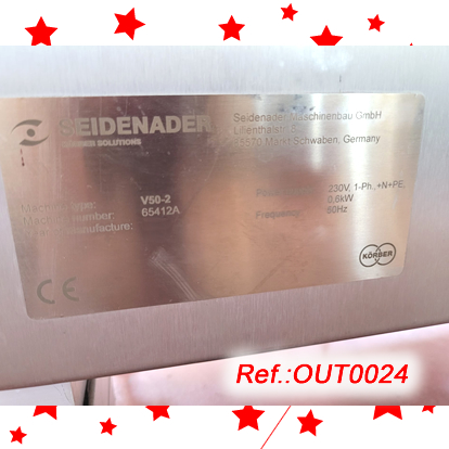 REVISADORA MANUAL SEIDENADER MODEL V50-2 DE CORRONS AMB TOLVA DALIMENTACI I RODES