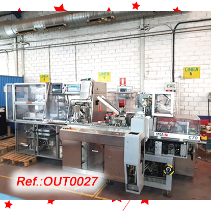 LNIA DE BLISTER I ESTOTJAT IMA C70 PER A BLISTERS DE PVC  ALUMINI