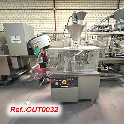 MQUINA OMPLIDORA - FORMADORA - SEGELLADORA DE SOBRES ENFLEX F-11 AMB CAPAL DOMPLIMENT VOLUMTRIC