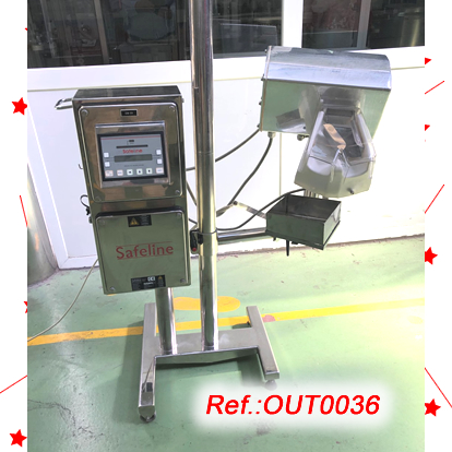 DETECTOR DE METALES SAFELINE CON SOPORTE Y RUEDAS