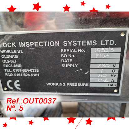 LOCK METALCHEK MODEL 30+ METAL DETECTOR FOR PHARMACEUTICAL USE