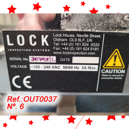 LOCK METALCHEK MODEL 30+ METAL DETECTOR FOR PHARMACEUTICAL USE