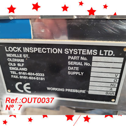 LOCK METALCHEK MODEL 30+ METAL DETECTOR FOR PHARMACEUTICAL USE