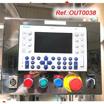 ETIQUETADORA NERI SL-200 AMB DOS CAPALS DE 200mm DALADA DETIQUETA