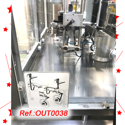 ETIQUETADORA NERI SL-200 AMB DOS CAPALS DE 200mm DALADA DETIQUETA