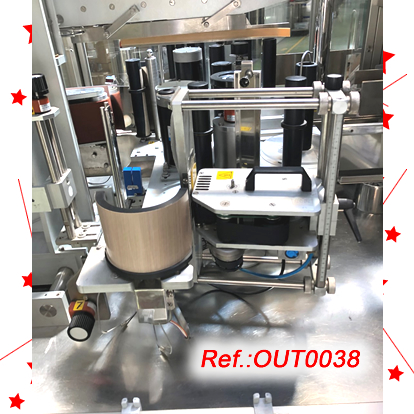 ETIQUETADORA NERI SL-200 AMB DOS CAPALS DE 200mm DALADA DETIQUETA