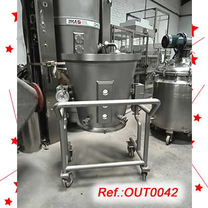 LLIT FLUT DE VAPOR IMA GHIBLI-100 AMB UNITAT DE CALOR, EXTRACTOR O CAPTADOR DE POLS I UNA CUBA DE 300 LITRES APROX