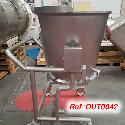 LLIT FLUT DE VAPOR IMA GHIBLI-100 AMB UNITAT DE CALOR, EXTRACTOR O CAPTADOR DE POLS I UNA CUBA DE 300 LITRES APROX