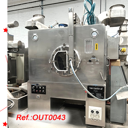 EQUIP DE RECOBRIMENT AUTOMTIC THAI COATER 49