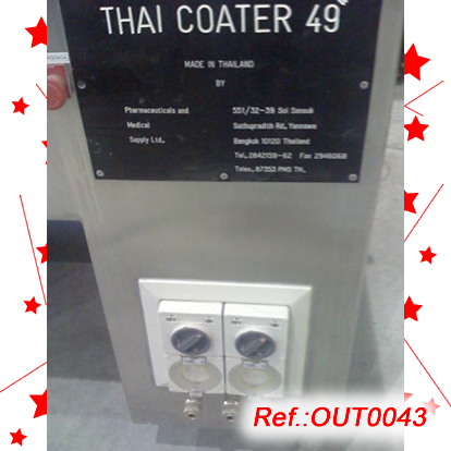 EQUIP DE RECOBRIMENT AUTOMTIC THAI COATER 49