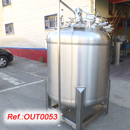 DIPSIT DEMMAGATZEMATGE DACER INOXIDABLE DE 1.350 LITRES APROX.