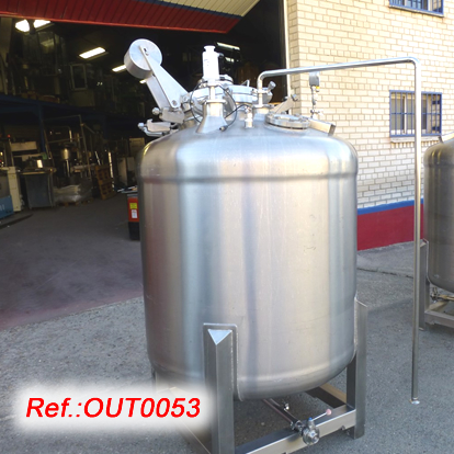 DIPSIT DEMMAGATZEMATGE DACER INOXIDABLE DE 1.350 LITRES APROX.