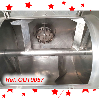 EQUIP GRANULADOR LLEAL DE 200 LITRES APROX. AMB GANIVETA DE PITONS INTERIOR