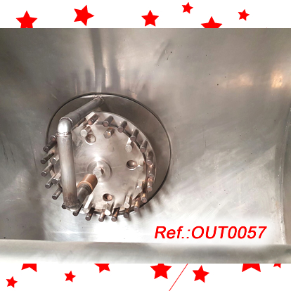 EQUIP GRANULADOR LLEAL DE 200 LITRES APROX. AMB GANIVETA DE PITONS INTERIOR