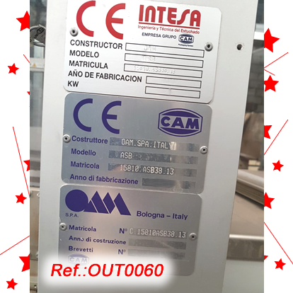 ENFAIXADORA CAM ASB-38 AUTOMTICA AMB UN FORMAT SEGONS EXISTNCIES