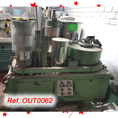 MQUINA OMPLIDORA TANCADORA DE CPSULES DE GELATINA DURA MG2-36 AMB DOSIFICADOR DE POLS