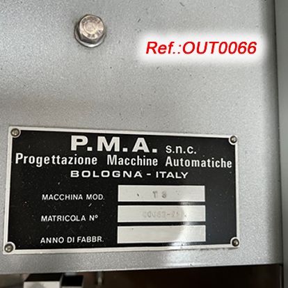 BUFADORA DE FLASCONS P.M.A. MODEL TS AMB PLAT PULM