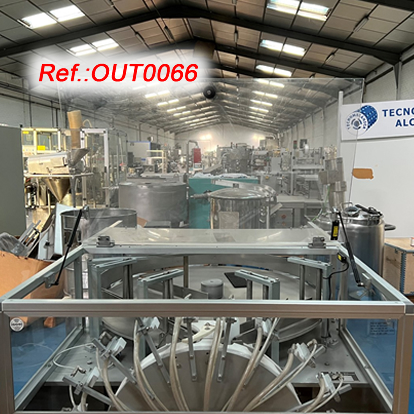 BUFADORA DE FLASCONS P.M.A. MODEL TS AMB PLAT PULM