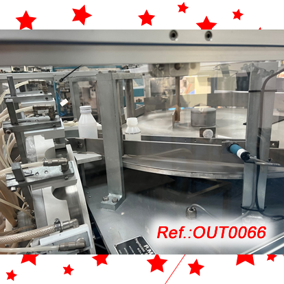 BUFADORA DE FLASCONS P.M.A. MODEL TS AMB PLAT PULM