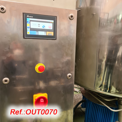 REACTOR DE FABRICACI DE CREMES MOLTO MAT UNIVERSAL MODEL MMU-500 DE 500 LITRES APROX. AMB CAMISA DAIGUA CALENTA