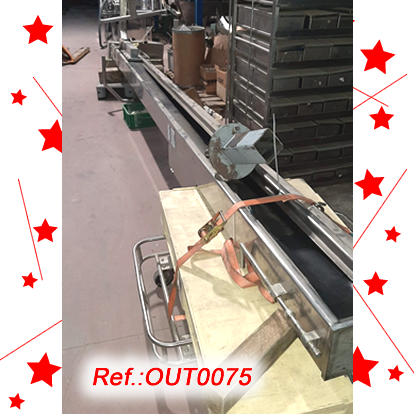 ELEVADOR DE COLUMNA MyJ ANDRS TIPUS 5800-PP DACER INOXIDABLE DE VIS SENS FI DE 1000 KG AMB EQUIP PER ELEVAR BIG-BAG