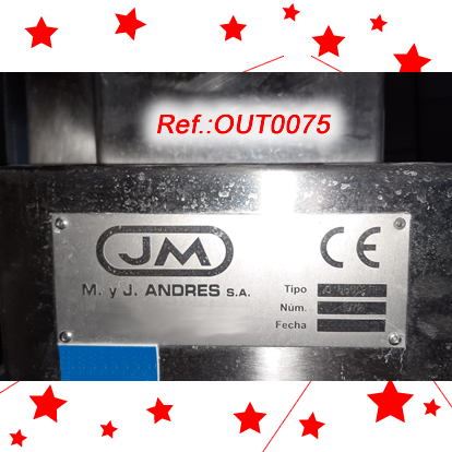 ELEVADOR DE COLUMNA MyJ ANDRS TIPUS 5800-PP DACER INOXIDABLE DE VIS SENS FI DE 1000 KG AMB EQUIP PER ELEVAR BIG-BAG