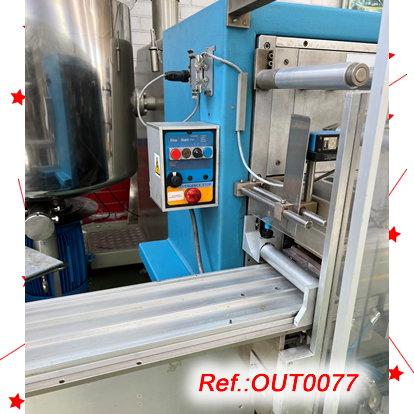 MQUINA DE BLISTER UHLMANN MODEL UPS-300 AMB CARREGADOR UNIVERSAL I DETECTORS DE PRESNCIA AMB PALPADORS