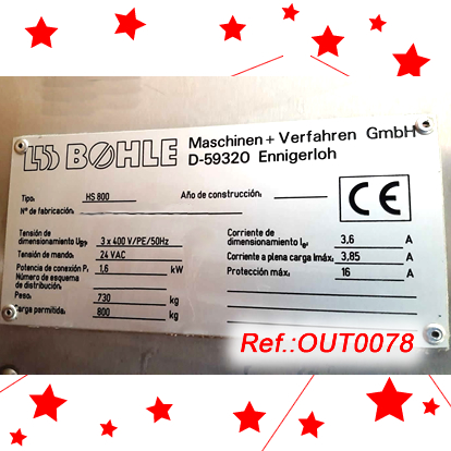 ELEVADOR BHLE HS-800 DE 800KG PER A DIPSITS - BINS