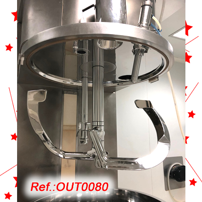 EQUIP GRANULADOR HTTLIN MODEL HMG-250 DACER INOXIDABLE POLIT MIRALL AMB LA SEVA ESTRUCTURA I QUADRE ELCTRI