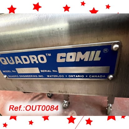 QUADRO COMIL 194-S STAINLESS STEEL MILL WITH ONE SIEVE WITH SQUARE HOLES 9,5mm X 9,5mm