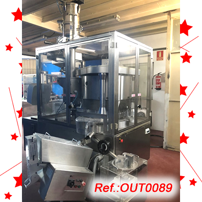 MG2 G-70 CAPSULE FILLING AND CLOSING MACHINE FOR POWDER FILLING WITH TWO FORMATS Nos. 2 AND 3